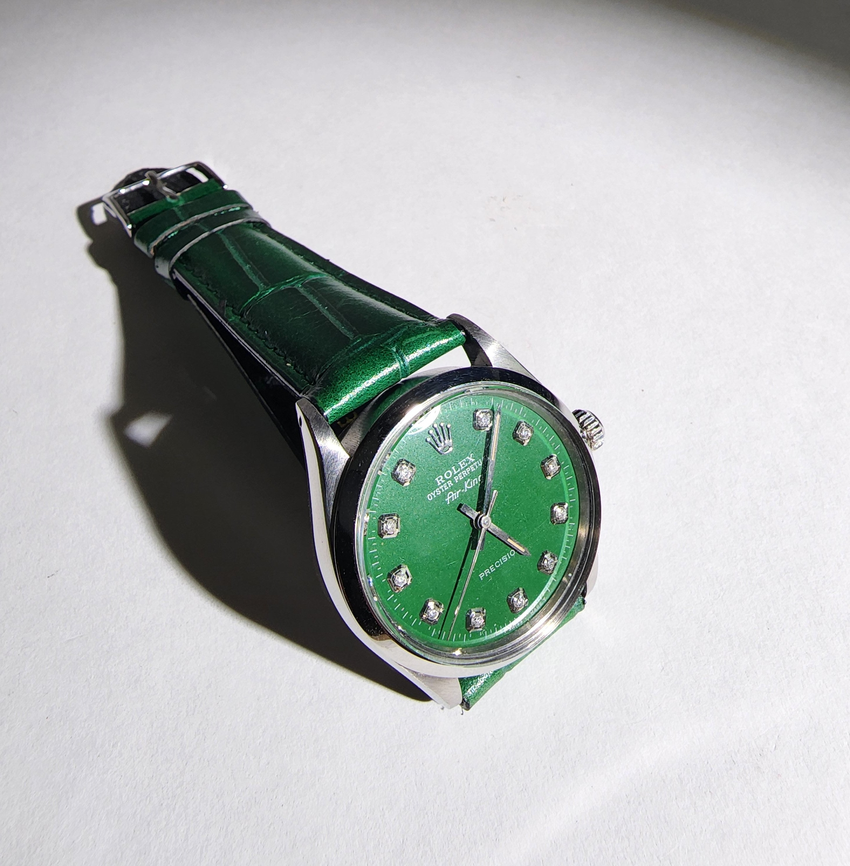 ROLEX ノベルティ キャップ GREEN 古着 ヴィンテージ ROLEX VINTAGE,COTTON GREEN GOLF CAP/HAT W/WHITE LOGO